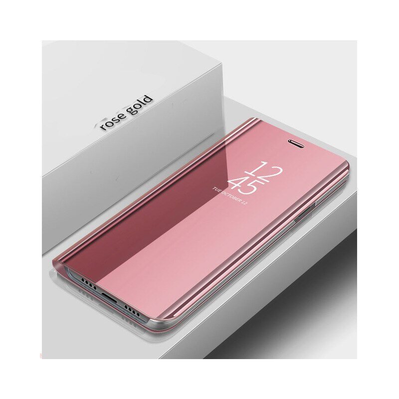 360° Smart Mirror Sleep Protective For Samsung Galaxy A03s A53 5G Case PC Flip Holder Shockproof Cover Samsong A 03s 53 A Fundas: For Samsung A53 5G / Rose gold 4