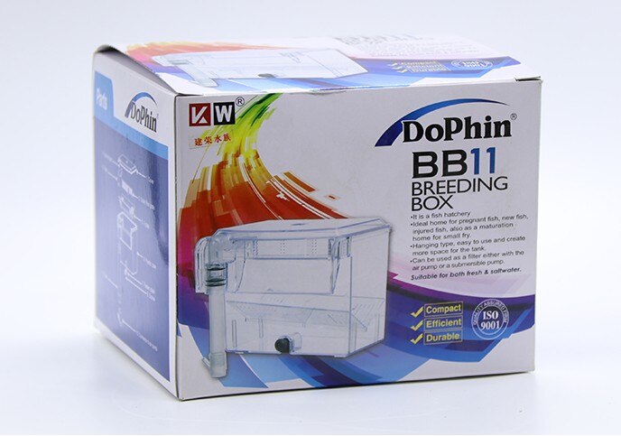Tropisk fisk avl boks ungfisk tank isolasjon betta yngel gyte apparat tropisk fisk akryl inkubator: Bb -11