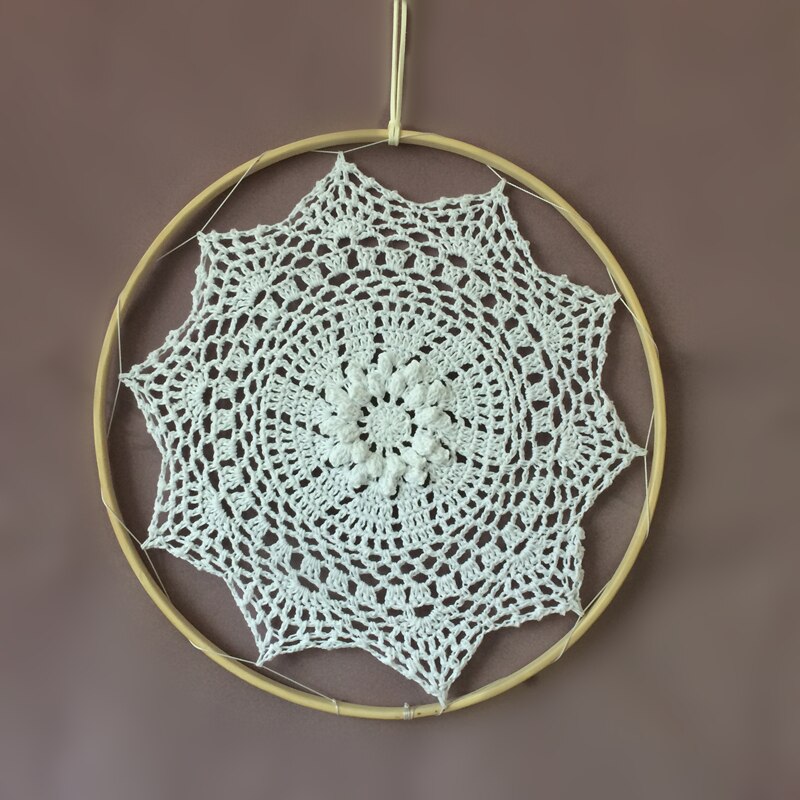 12 " grote dromenvanger handgemaakte wandhanger banboo ring dromenvangers huisdecoratie wanddecoratie wandtapijt