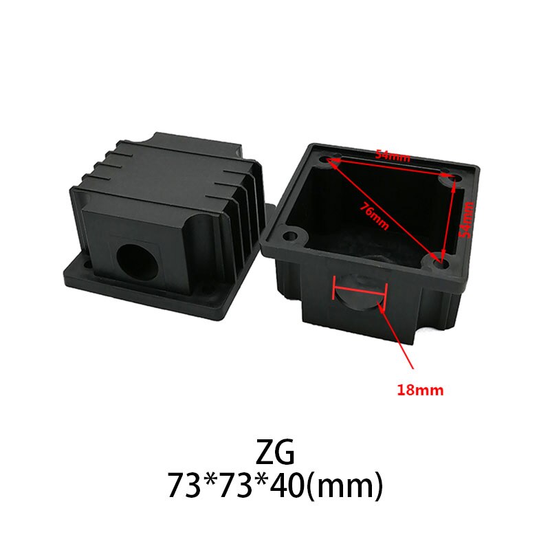 Zg Doos Voor Elektronische Project Outdoor Explosieveilige Elektrische Behuizing Case Motor Accessoires 2 Stuks