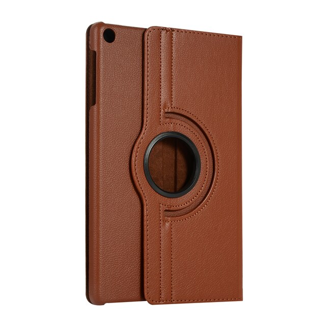 360 Rotating Case for Samsung Galaxy Tab A 10.1 T510 T515 SM-T510 SM-T515 Tablet Funda Cover for Samsung Tab A 10.1: Brown