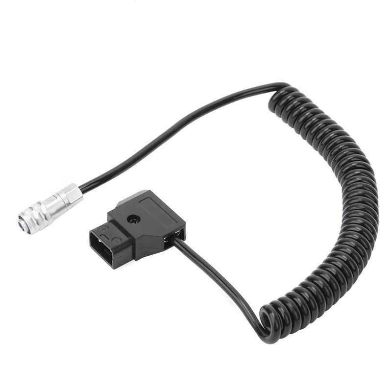 D-tap  zu 4k spring power supply cable for blackmagic pocket cinema camera 4k /  gold mount v mount battery p tap