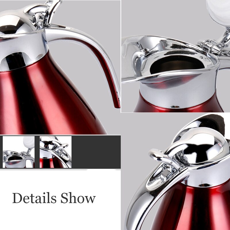 Unibird 2L/1.5L Stainless Steel Double Vacuum Thermal Water Kettle Thermos Coffee Pot Cold Insulated Bottle Household Camping