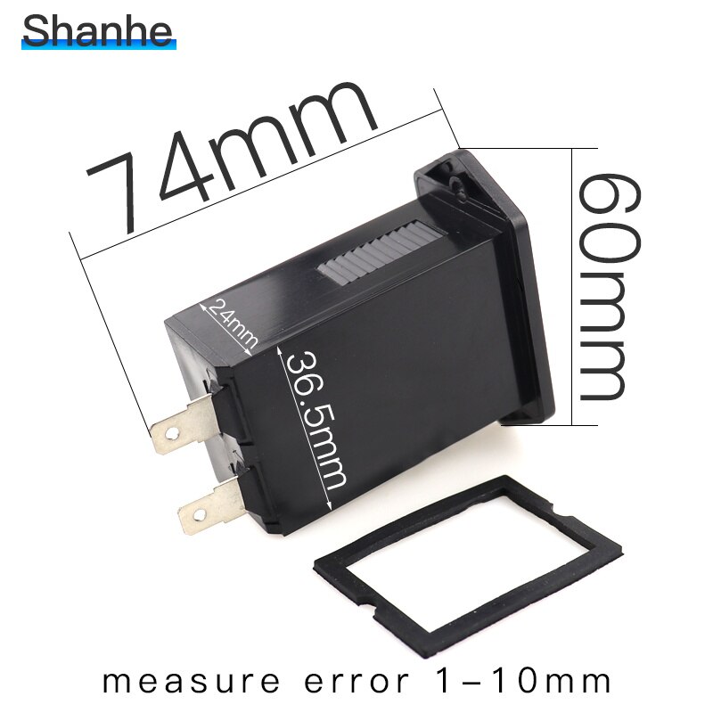 AC100-250V DC10-80V Electromechanical Hour Meter Counter
