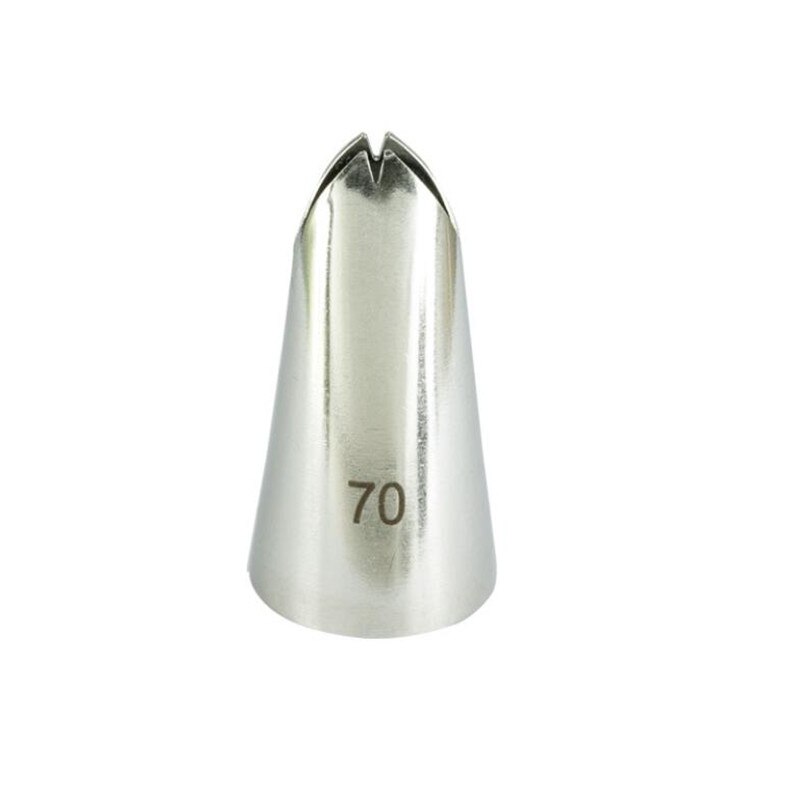 Boquillas de hojas de acero inoxidable para glaseado, boquillas de boquilla para pastelería, herramientas para hornear pasteles, Fondant, #67 #68 #70 #352 #113, 1 unidad/5 piezas: 1pc style 70