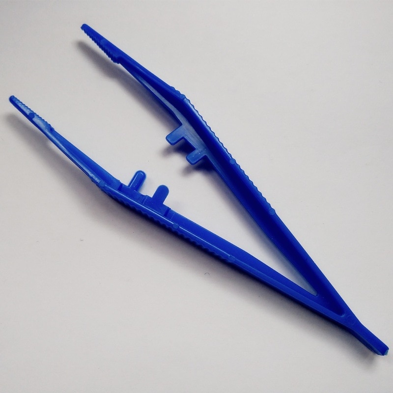 5Pcs/1Pc Kids Veiligheid Plastic Kralen Tweezer Voor Puzzel Kraal Model Building Kits Kinderen Diy Art Ambachten speelgoed Accessoires Gereedschap