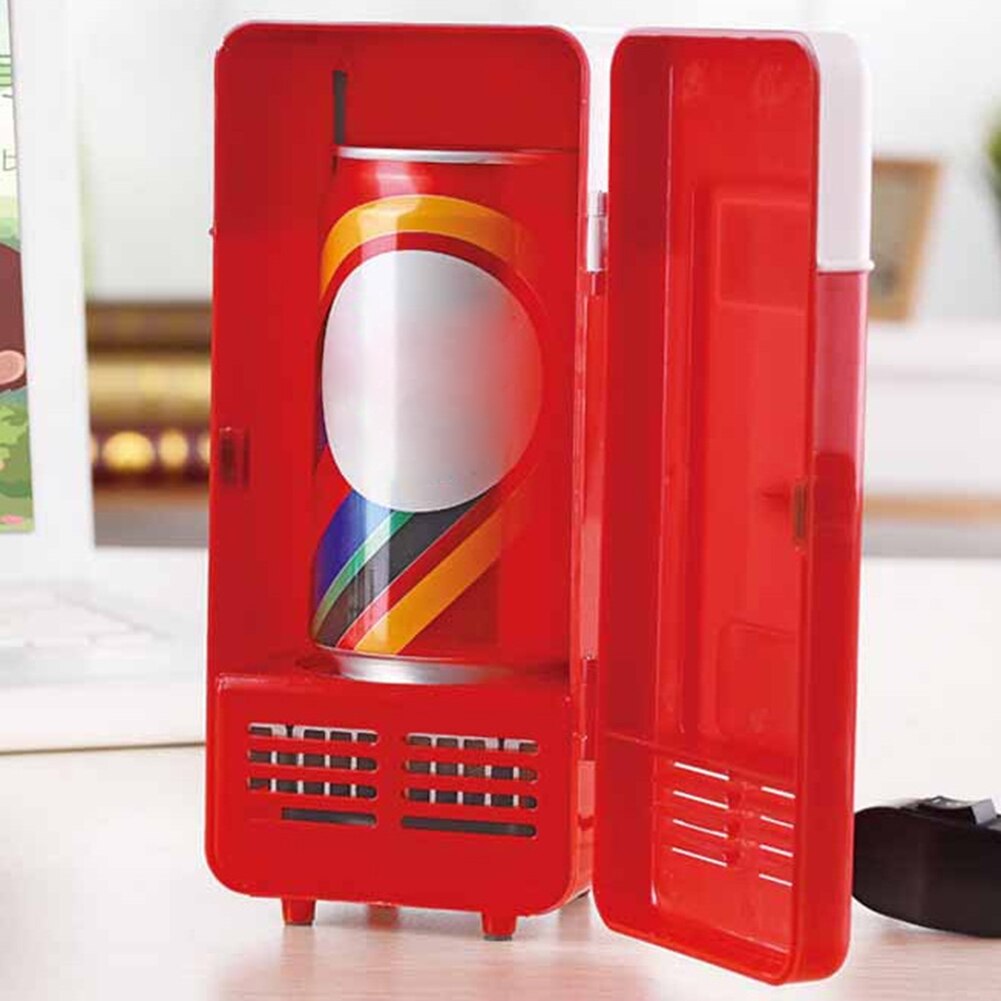 Single refrigeration USB refrigerator Mini fridge USB power supply Keep low temperature for a long time 5V Car refrigerator