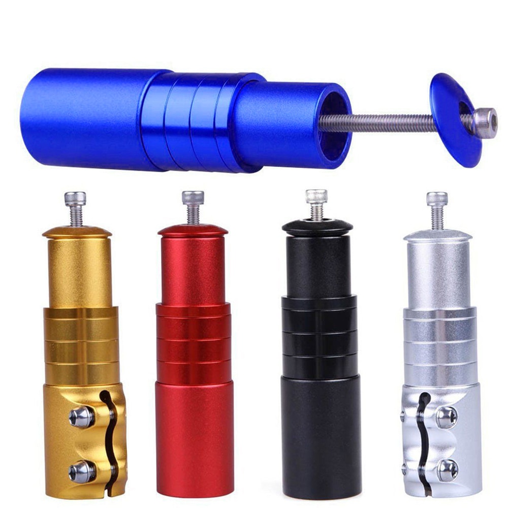 12cm przedłużka robić kierownicy roweru widelec robić podnoszenia przedłużenia głowy robić góry czarny widelec wypełniacz MTB rowery górskie części rowerowe