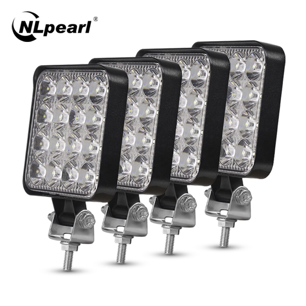 Nlpearl Spot Flood Mini Led Mistlampen Voor Auto &#39;S Jeep Suv 4WD 4X4 Suv Truck Atv 42W 48W Led Verlichting Bar Offroad Led Koplampen