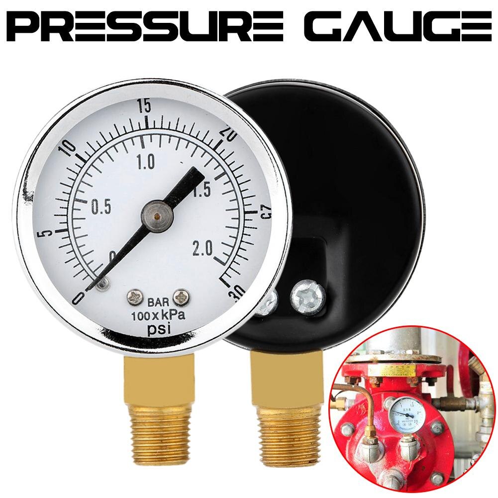 0-30psi 0-2bar 40MM Diameters Pressure Gauge Gas Pressure Measuring Tool