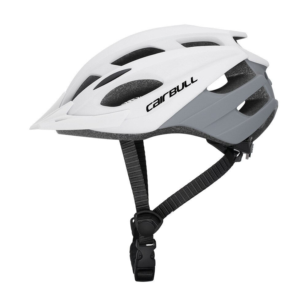 Cairbull Casque De Vélo Visière VTT casque PC + EPS Hommes Femmes loisirs En Plein Air Sport vélo De Route Casque De Vélo Vélo Équipement 55-61cm: WHITE