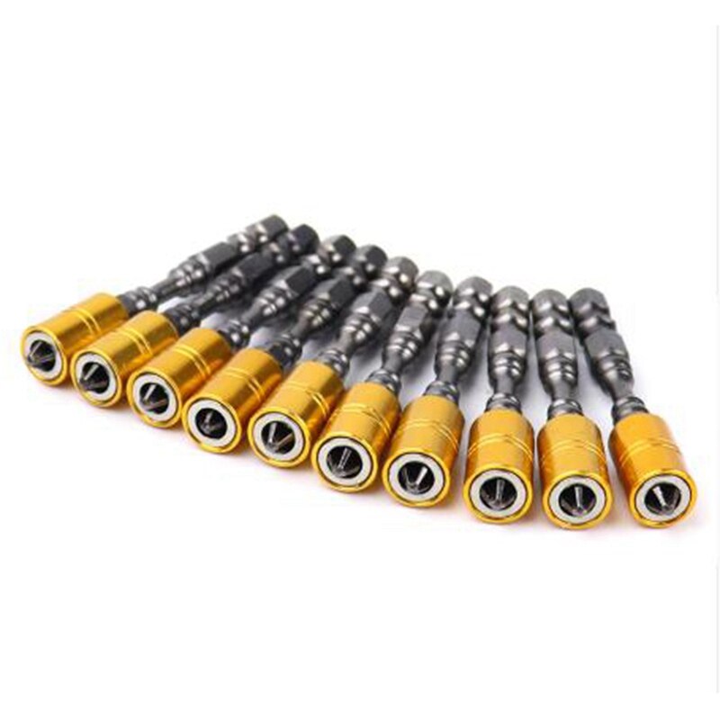 Big 10 Pcs Strong Magnetic Screwdriver Bit Set 65Mm Phillips Electronic Screwdriver Bits For Plasterboard Drywall Screw Dri