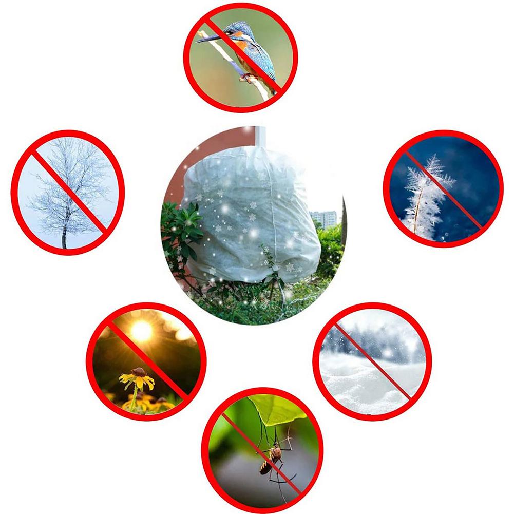4 Size Plant Protection Bags Plant Warm Worth Freeze &Frost Protection Bag Shrubs Anti Pest Cover Garden Care Tools