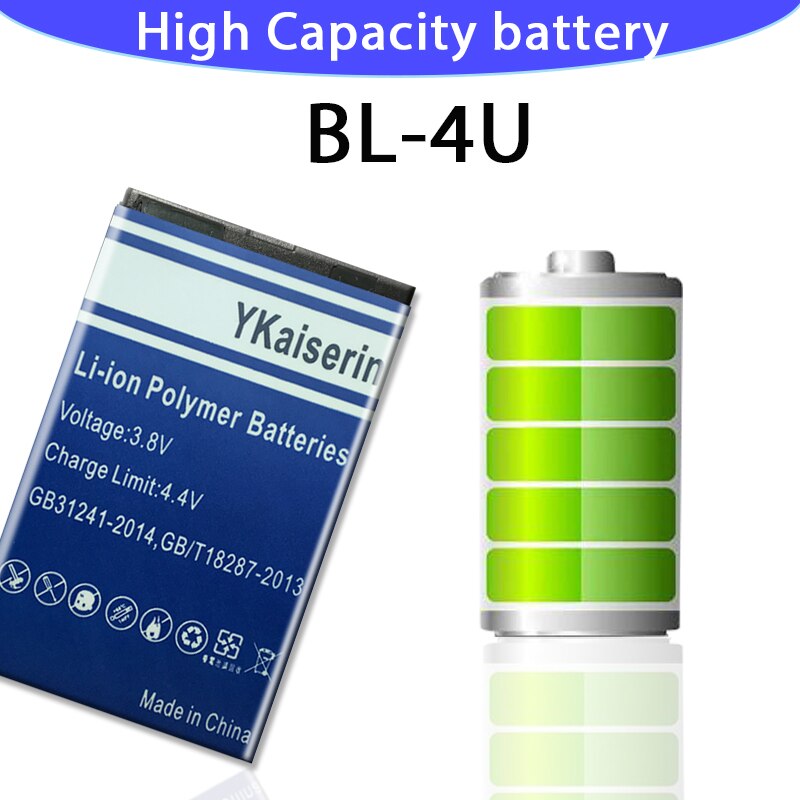 3900Mah BL-4U BL4U Bl 4U Lithium Batterij Voor Nok... – Grandado