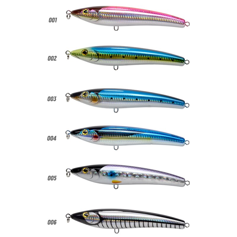 D1 Boat Trolling Lures Topwater Pencil Stickbaits 197mm 93g Wobblers for Fishing Saltwater Bait for Tuna Fishing Accessories