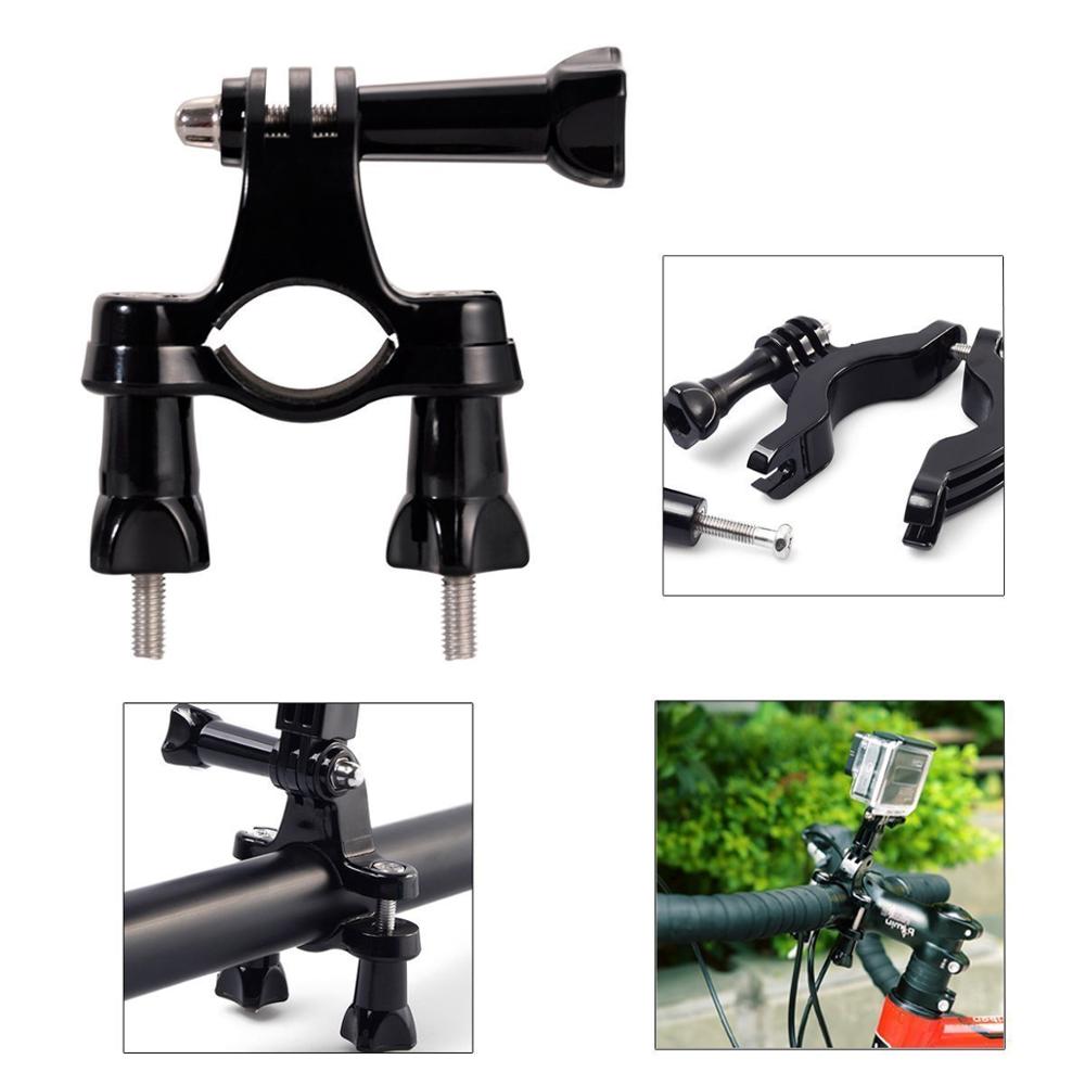 Para accesorios gopro para bicicletas, bicicleta, motocicleta, montaje en manillar, ajuste de trípode para Go Pro Hero 3 + 4 5 Xiaomi Yi II 4K Sjcam S: C style