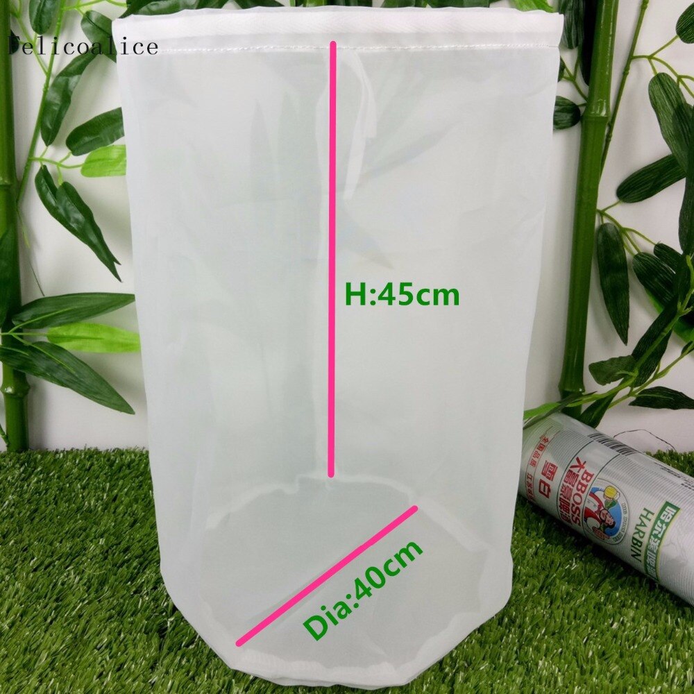 Sac filtre en Nylon pour bière | De alimentaire, thé, lait café jus de vin, Mash, Nylon, seau filtrant pour brassage de bière à domicile 1 pièce