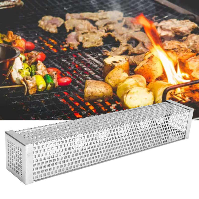 BBQ Smoke Tube High Temperature Resistant Smoker Tube for Outdoor