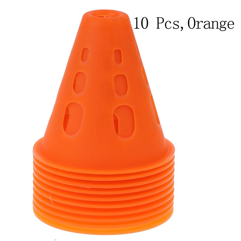 Fotball trening kjegle 10 stk stadion markering agility trening markør gratis slalåm skate bunke cup fotball treningsutstyr
