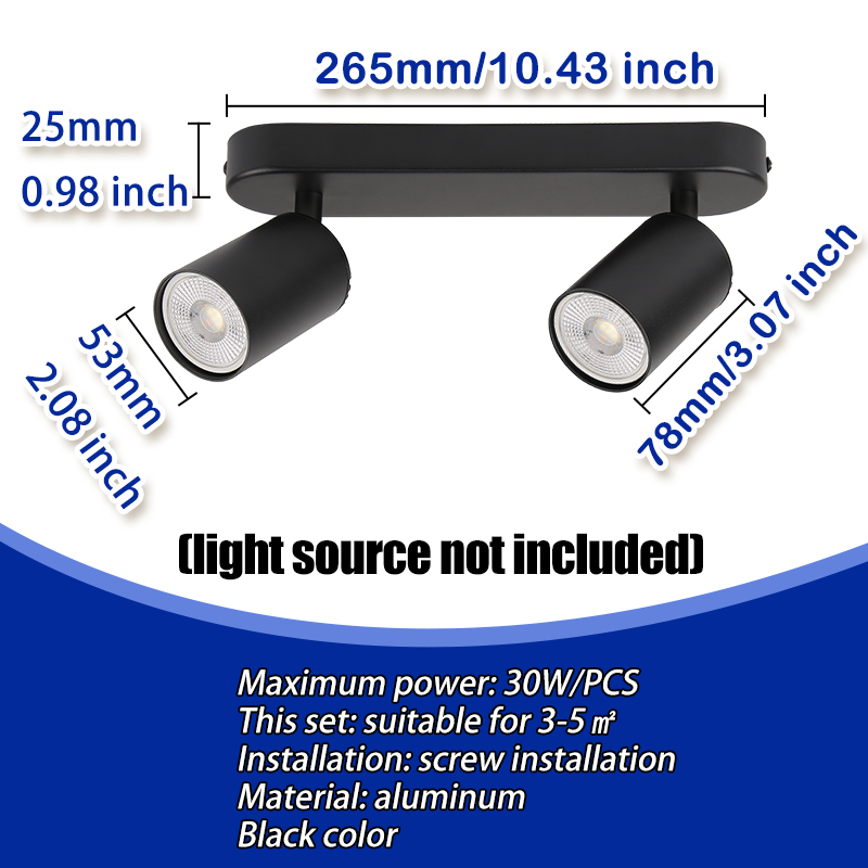 Faretto da soffitto per telecamera da letto Gu10 Faretto da parete moderno a binario flessibile per soggiorno, cucina, illuminazione a binario, bagno, dormitorio: Luce Verde