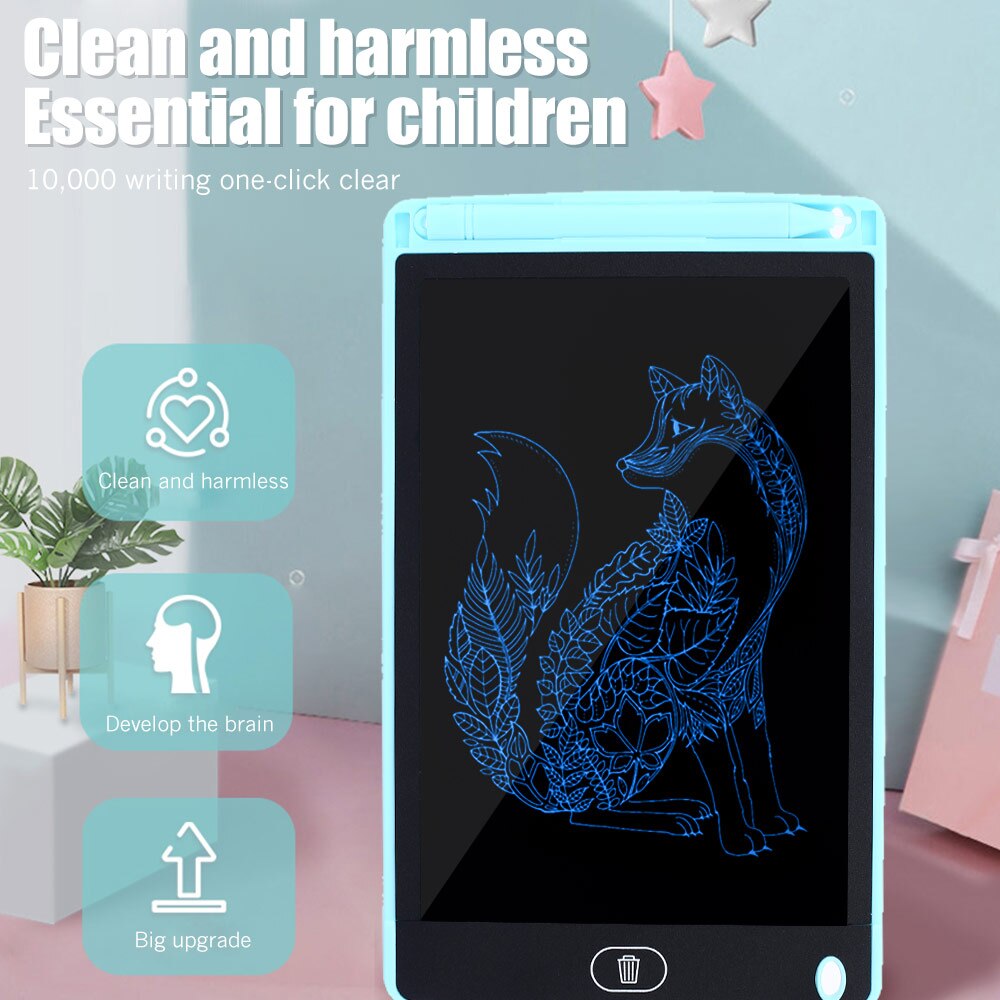 8‘’ LCD Writing Tablet Graphics Handwriting Drawing Pads for Memo Note Calligraphy Graffiti Painting for Kids and Students