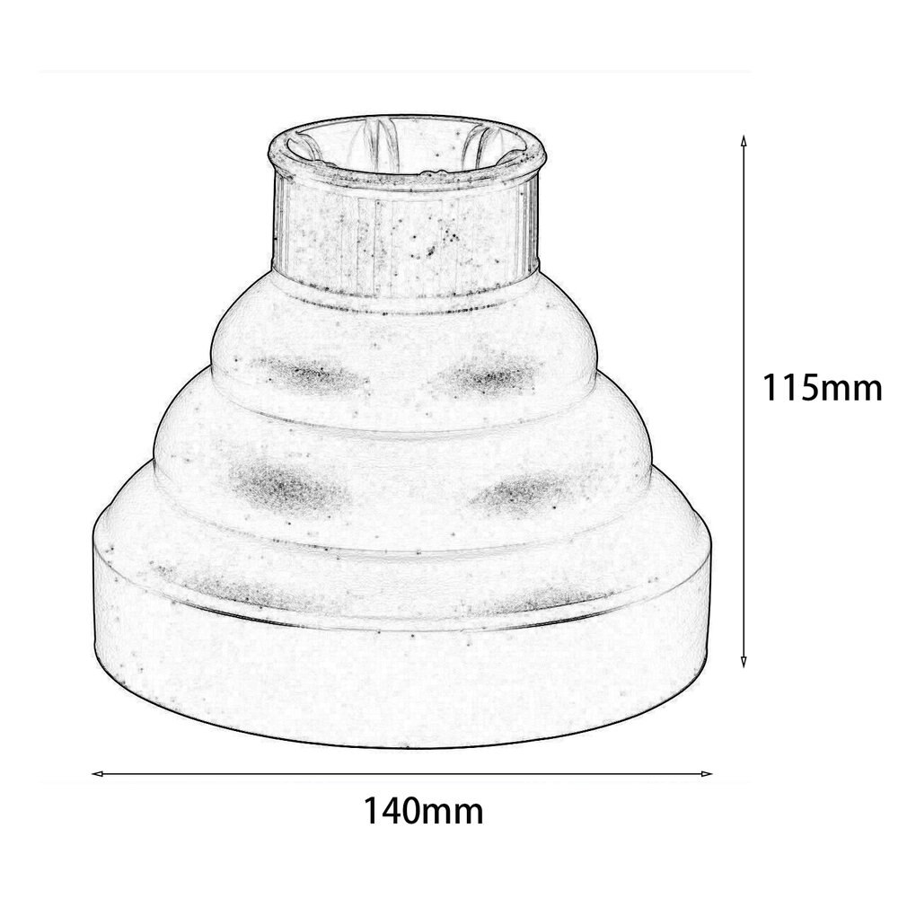 Secador de pelo de silicona plegable para viaje, difusor de capucha, herramienta de peluquería, telescópica, Universal