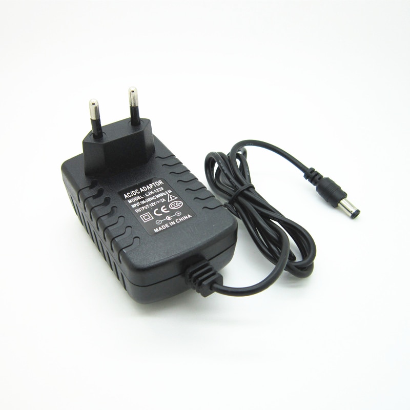 Fuente de alimentación del transformador, adaptador de Controlador LED, cargador convertidor de 12 voltios para tira de luces LED, CA 110V, 220V a cc 12 V, 1A, 2A, 3A