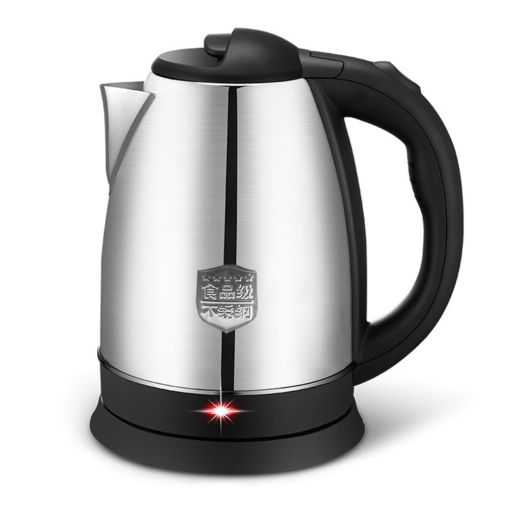 Bouilloire électrique en acier inoxydable 2L | Bouilloire, cuisine chauffage de l'eau, bureau voyage pratique Portable garde au