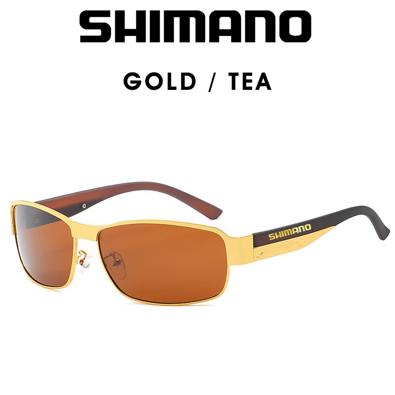 Shimano HD Polarized UV 400 Men's Fishing Sunglasses Male Cool Driving Sun Glasses Fishing Eyewear Gafas De Sol Shades