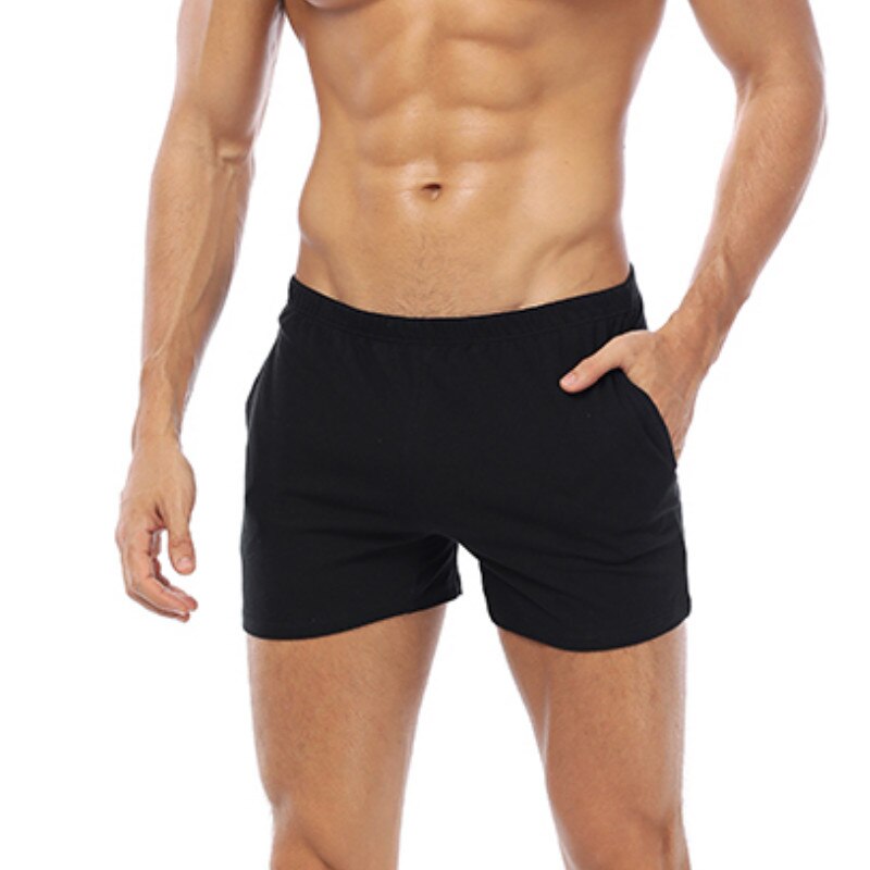 Pantalones cortos informales para hombre, Shorts transpirables, lisos, para playa y gimnasio, verano,