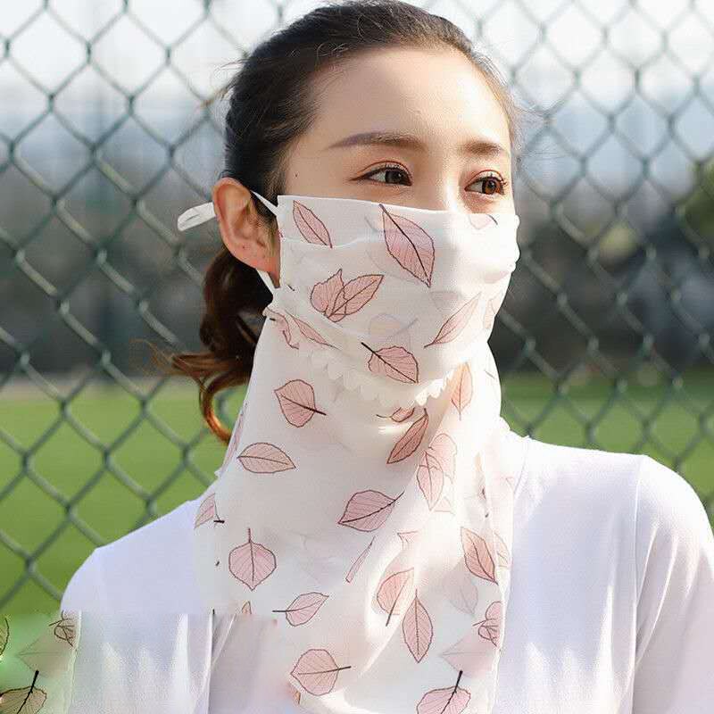 Frauen Ich bin Freien Bandana Gesicht Schild Druck Ohr Gesicht Abdeckung Sport Winddicht Schal Nacken Rohr Gesicht Staub Reiten Radfahren Bandana: c18