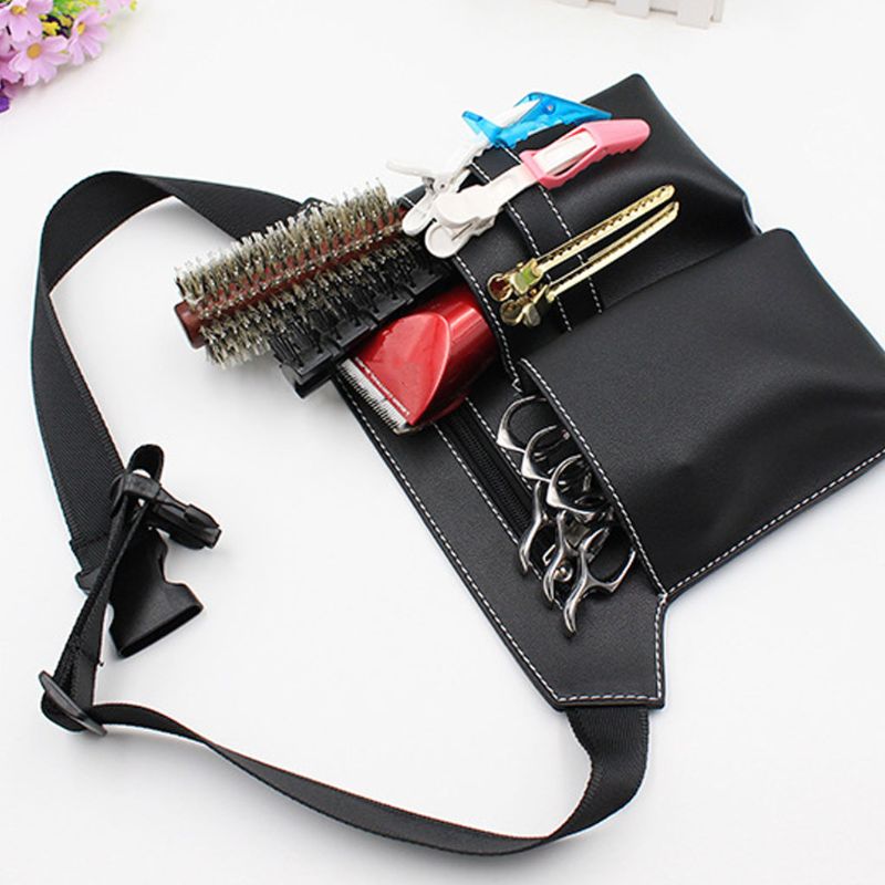 Bolsa para tijeras de peluquero, riñonera, herramienta para salón de peluquería