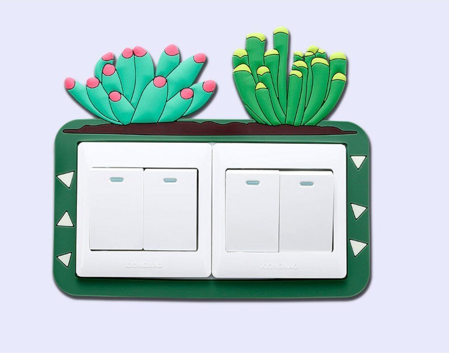 decor for room frame outlet wall light cover pared switchs funda apagadores y contactos de sticker on socket plug protector ligh: 2