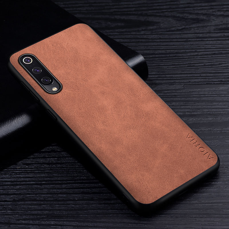 Prämie PU Leathe Telefon fallen für Xiaomi Mi 9 8 10 Lite SE kratzen-Beständig Solide Farbe Abdeckung für xiaomi Mi 10 Profi Ultra fallen: Silizium / schwarz