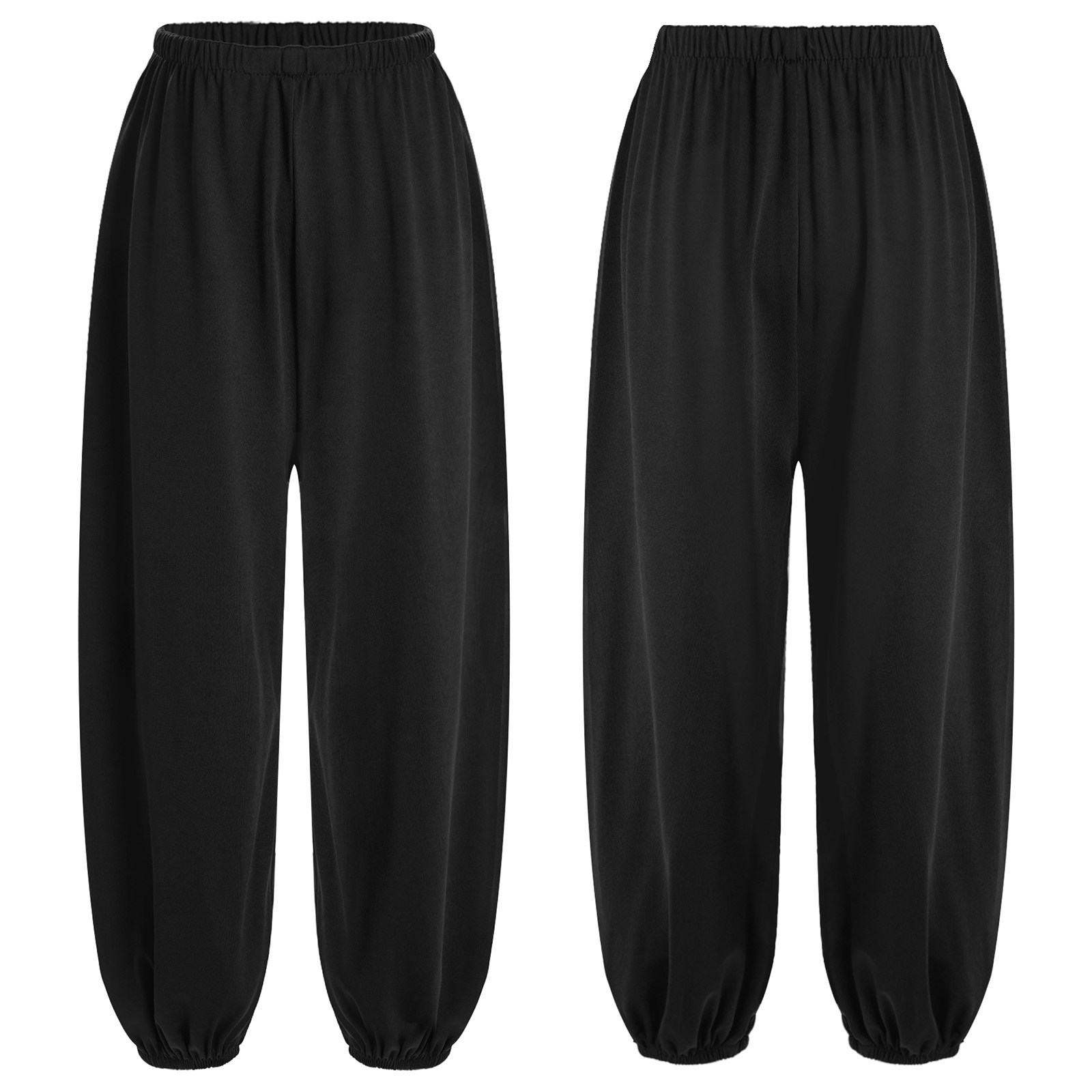 unisex freundlicher Kung Fu Hosen verlieren Hosen für Jungen Mädchen Alltagskleidung freundlicher Kampfhose für Taichi Kampfkunst Praxis: 5T / Beige