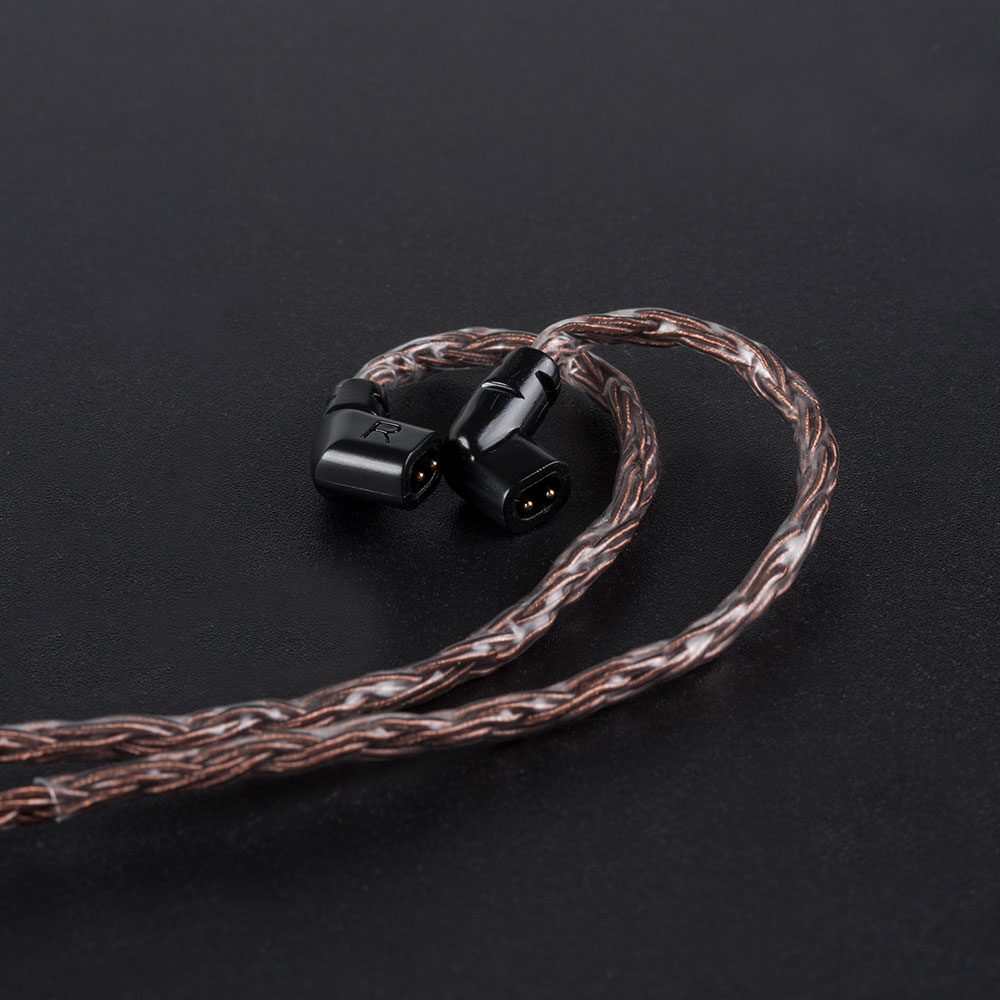 KBEAR 16 Core Pure Copper Earphone Cable 2PIN/MMCX/QDC Earbuds Connector Use For KZ EDX ZSN PRO BLON BL-03 KBEAR KS1 Headphone