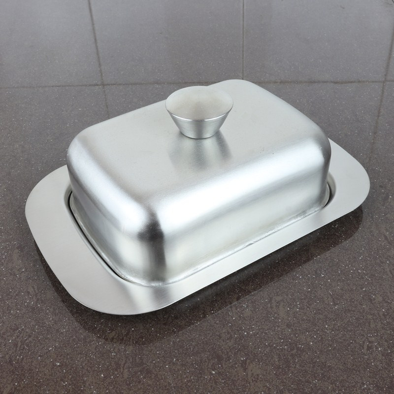 304 Stainless Steel Butter Box Restaurant Features Butter Butter Dish Dim Sum Cheese Box Kitchen Tools: 2