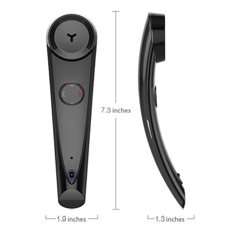 2 sett trådløs bluetooth stereo lyd mobiltelefon håndsett bluetooth headset mobiltelefon mikrofon (rød og svart)