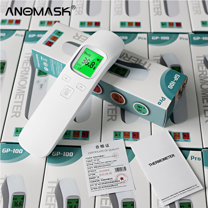 Infrared Thermometer Human Body/Forehead Non-Contact Temperature Digital IR Thermometers High Fever Forehead Thermometer
