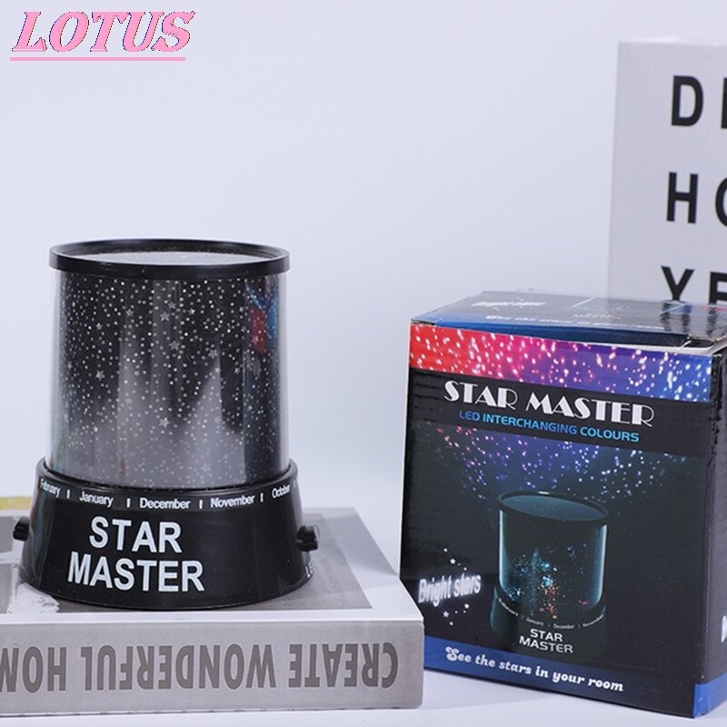 Romantische Schitterende Led Sterrenhemel Projector Lamp Ster Licht Cosmos Master 1Pc