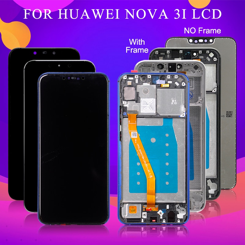 Dinamico promocja 6.3 cala Nova 3i LCD robić Huawei P sprytny plus wyświetlacz LCD z panelem dotykowym Digitizer montaż z ramą