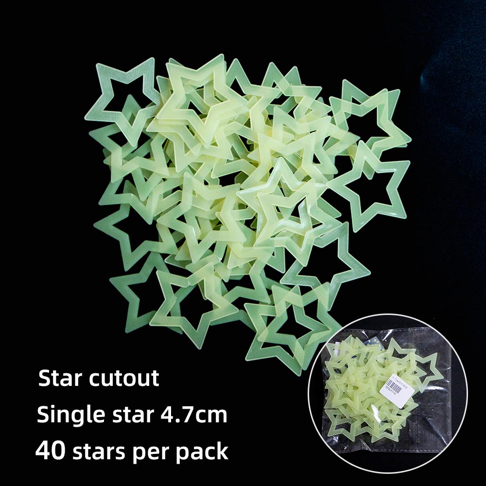 Wall Sticker Christmas Year Window Sticker Snowflake Star Luminous Sticker Children's Room Family Outdoor Glass Decoration: K