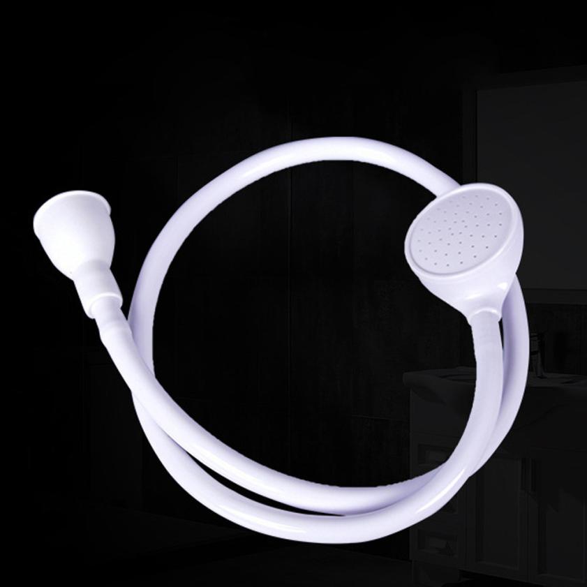 Single Wide Tap Bath Sink Shower Head Spray Hose Push On Mixer Hairdresser Pet Household faucet extender YH-459852