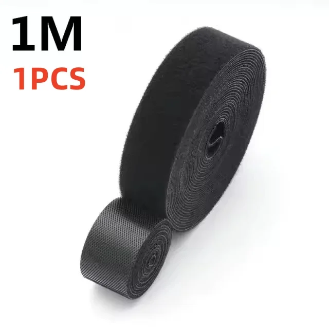 Organisateur de câbles USB, gestion des câbles déchirables, attaches enrouleur, accessoires de téléphone, organisateur de câbles métalliques, crochet de plante en Nylon: BLANC