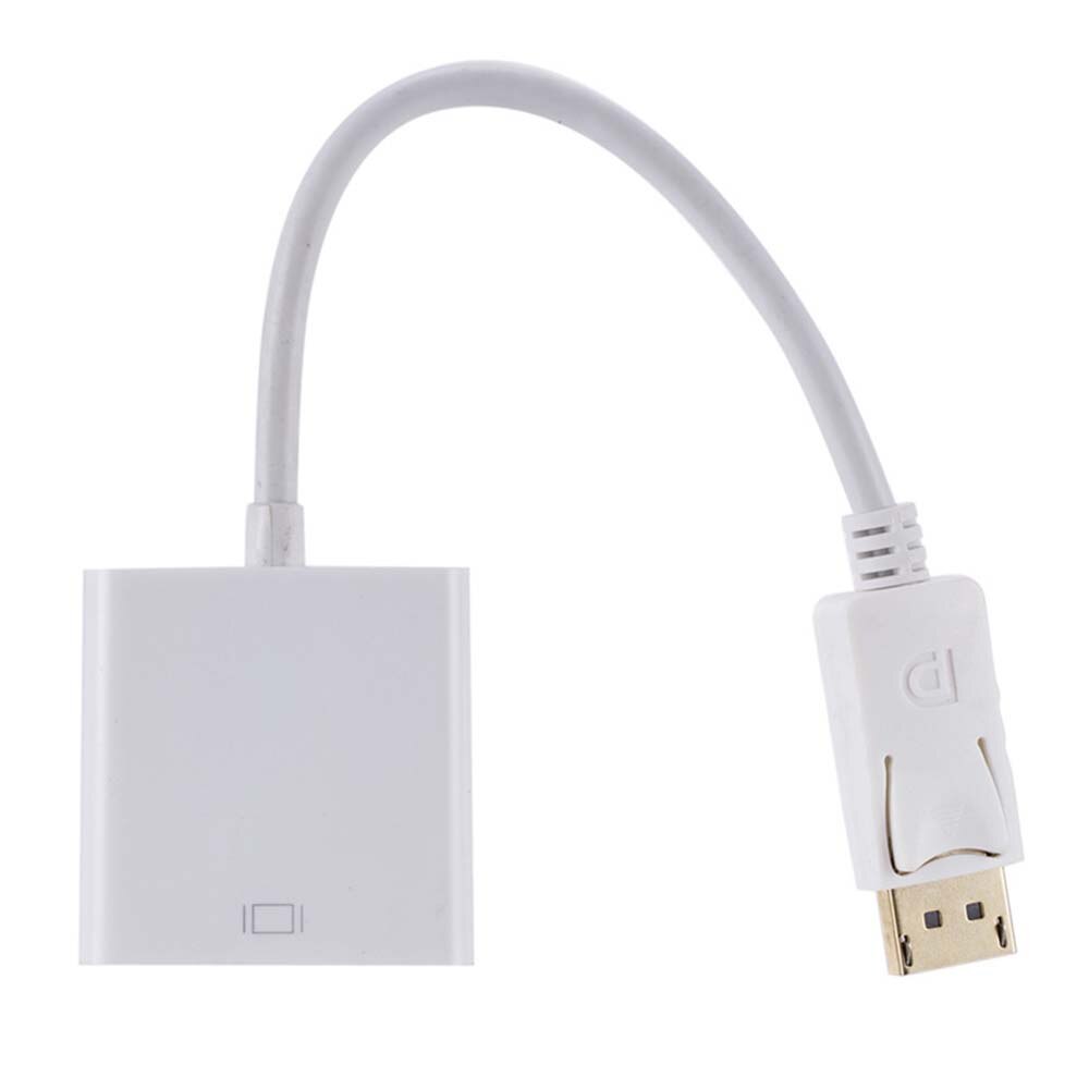 Yubeter Dp Naar Vga Video Adapter 1080 P Thunderbolt Male Display Port Naar Vrouwelijke Vga Kabels Displayport Naar Vga Dlle dp Adapter