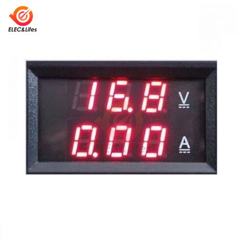 Dc 0-100v 50a elektronisk digitalt voltmeter amperemeter 0.56 '' led display spændingsregulator volt amp meter tester med shunt