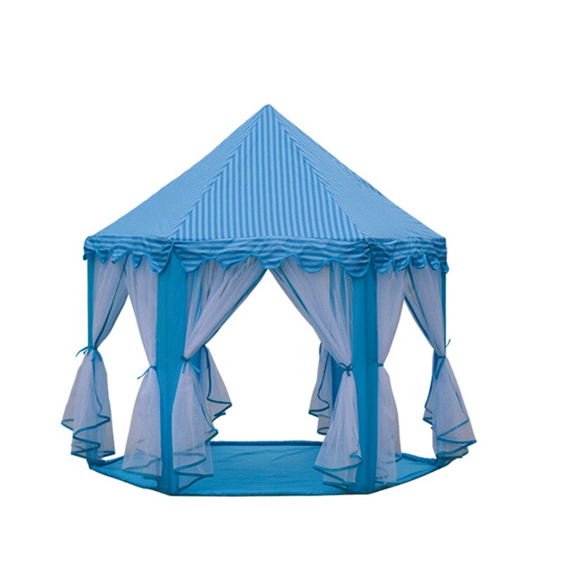 Tente enfant Spot hexagone château de princesse intérieur extérieur Tulle Playhouse bébé jouet enfant cabane Pergola Portable piscine à balles
