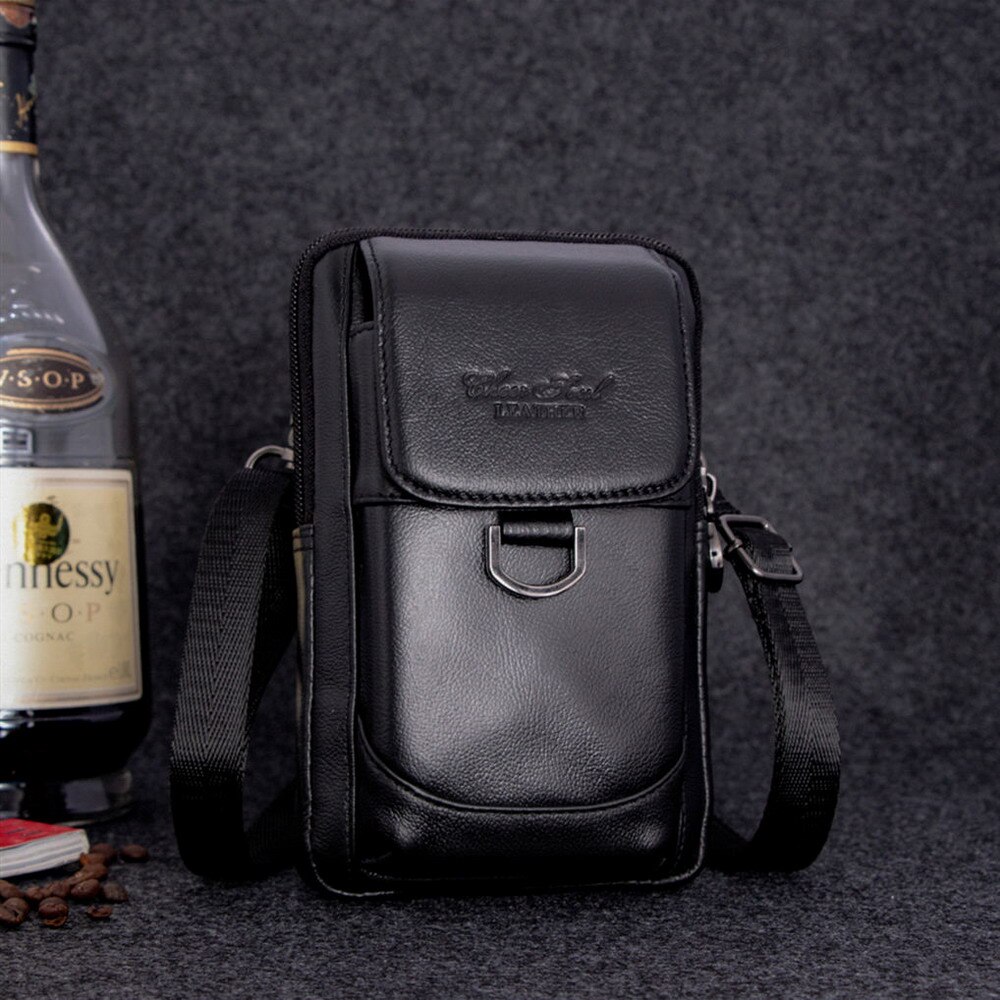 Gürtel Telefon Beutel Leder Taille Geldbörse Clip Halfter Telefon Tasche fallen Für Blackview BV9100 BV6100 BV5900 BV9800 BV9700 BV9600 Profi: stil 2 schwarz