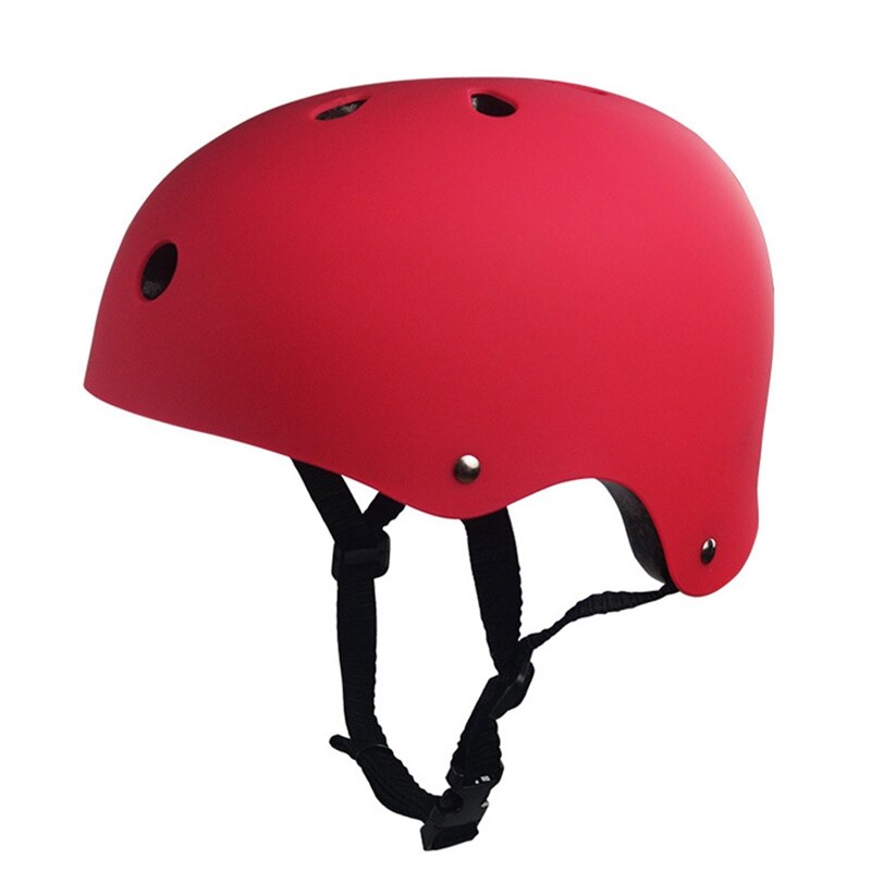 Safety Helmet Adult Child Bicycle Cycle Bike Scooter BMX Skateboard Skate Stunt Bomber Cycling Helmet: Red / 58-61cm
