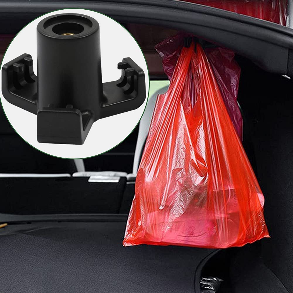 2 stücke Für Tesla Modell 3 Stamm Haken Auto Anhänger Stamm Einkaufstüte Haken Gepäck Fach Handschuh Tasche Haken Freies